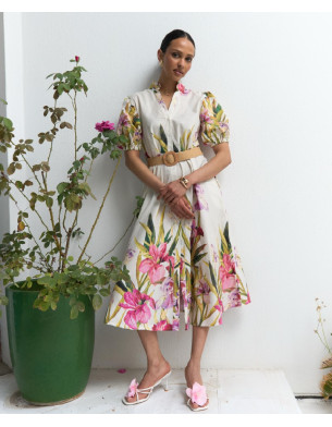  Floral spring dress 