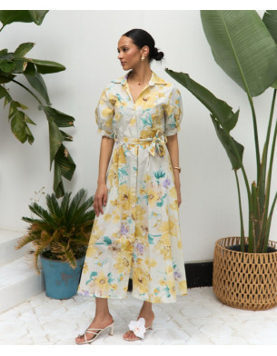  Floral spring dress 