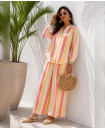 Striped cotton set