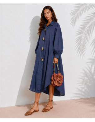 Star cotton dress