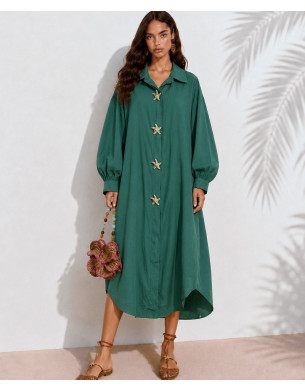 Star cotton dress