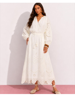 Cotton eylit dress