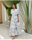 Floral soft flow dress