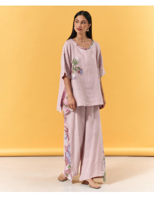 Italian linen floral set