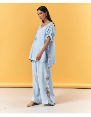 Italian linen floral set