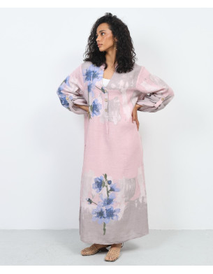 greek linen dress