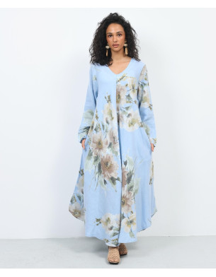greek linen dress