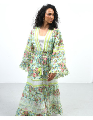 summer frilled dress