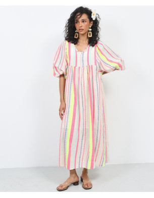 Greek cotton summer dress 