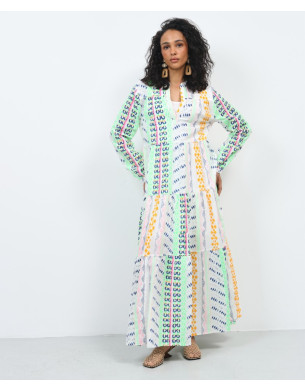 Greek cotton summer dress 