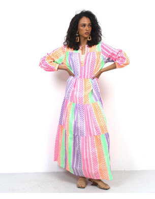 Greek cotton summer dress 