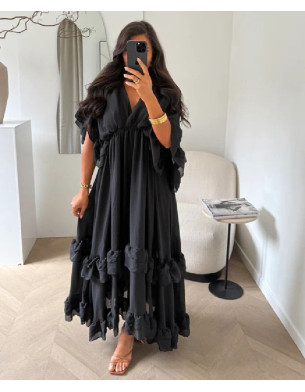 Frill flowy dress