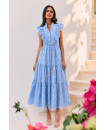 Cotton eyelit dress