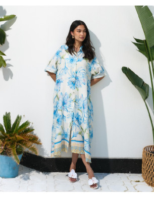Italian linen summer dress