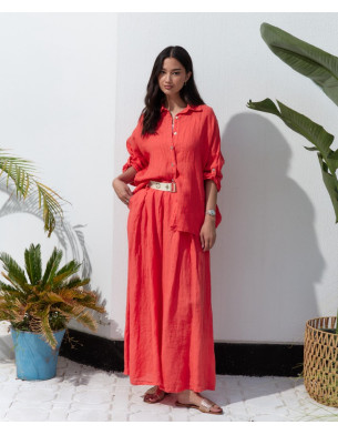 Italian Linen orange set