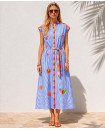 cotton embroidery dress