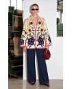 Velvet embroidery jacket