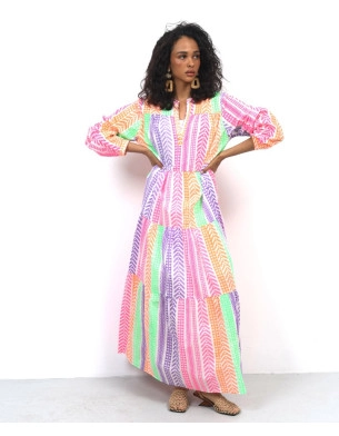 Greek cotton summer dress 